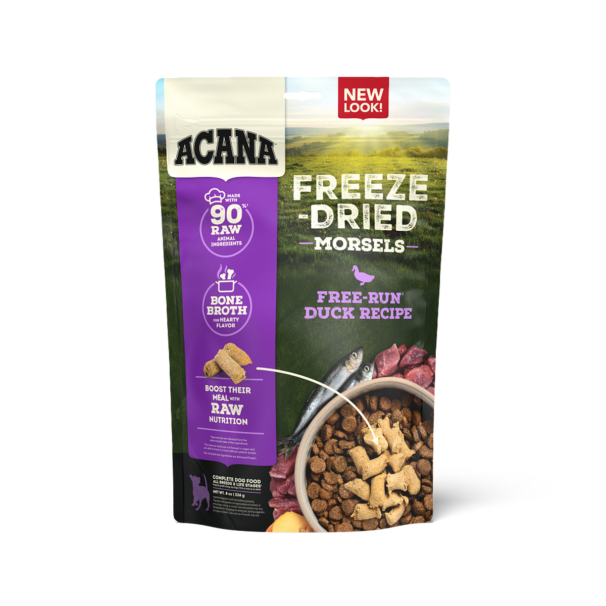 ACANA® Freeze-Dried Food, Duck Recipe, Morsels ACANA® Freeze-Dried Food, Duck Recipe, Morsels